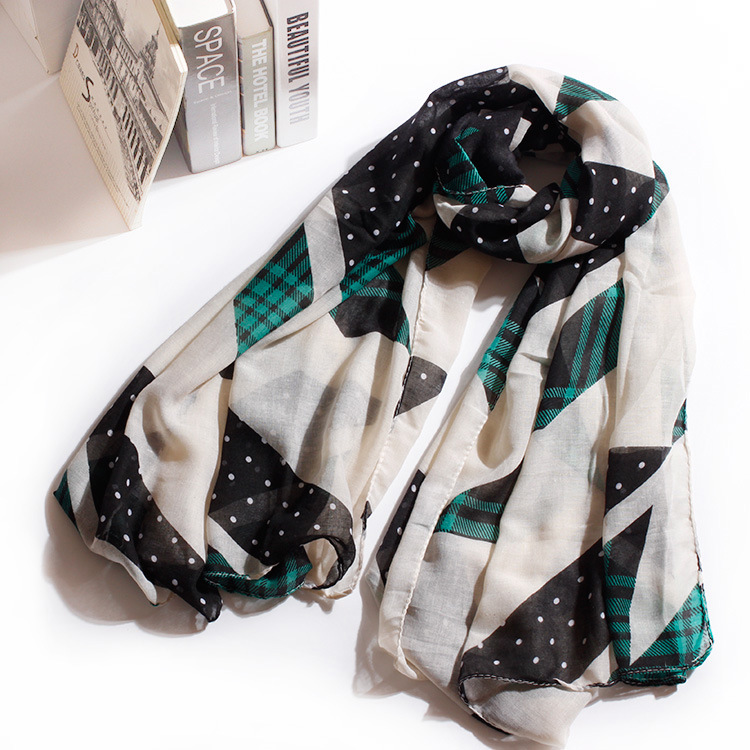 Wholesale dot viscose scarf