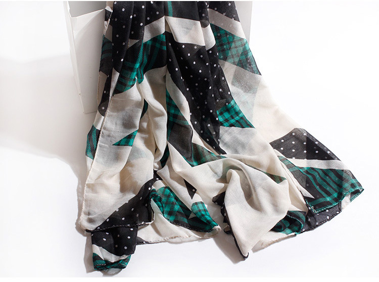 Wholesale dot viscose scarf