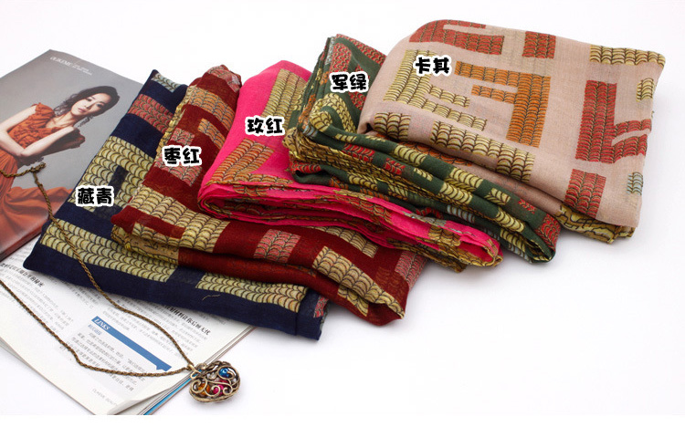 Wholesale plain viscose scarves