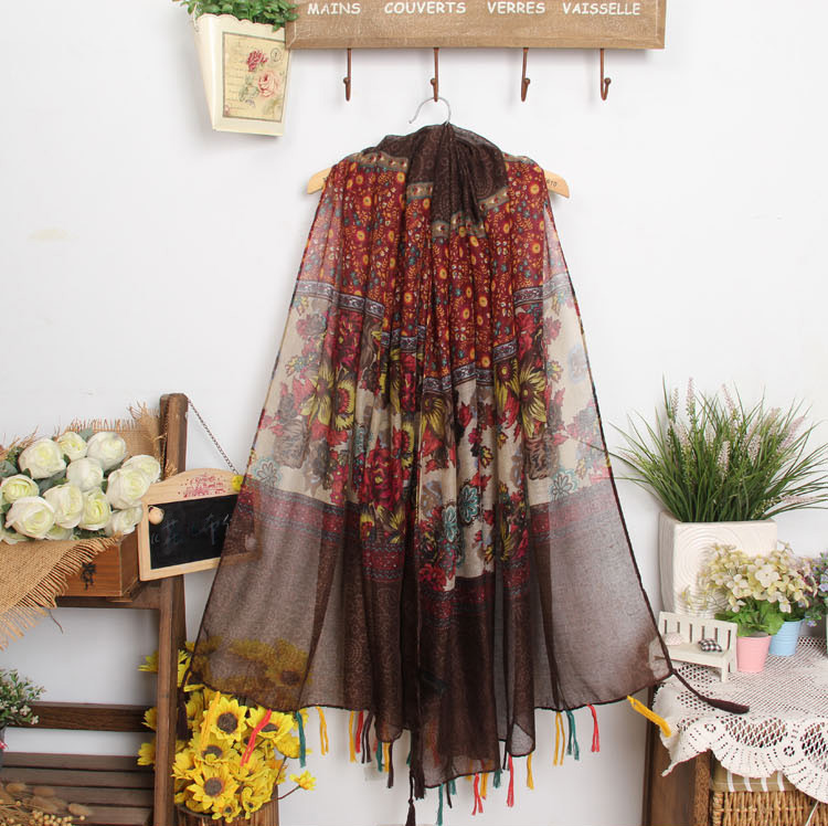 Wholesale cotton ethnic scarf