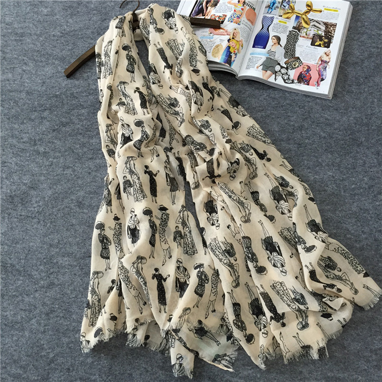 Cartoon character scarf wholesale