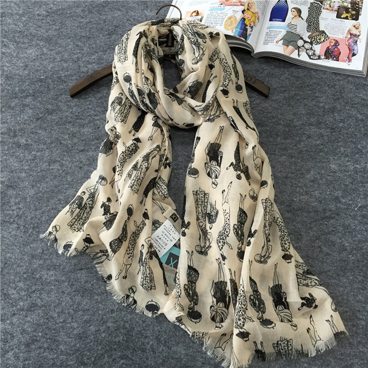 Cartoon character scarf wholesale