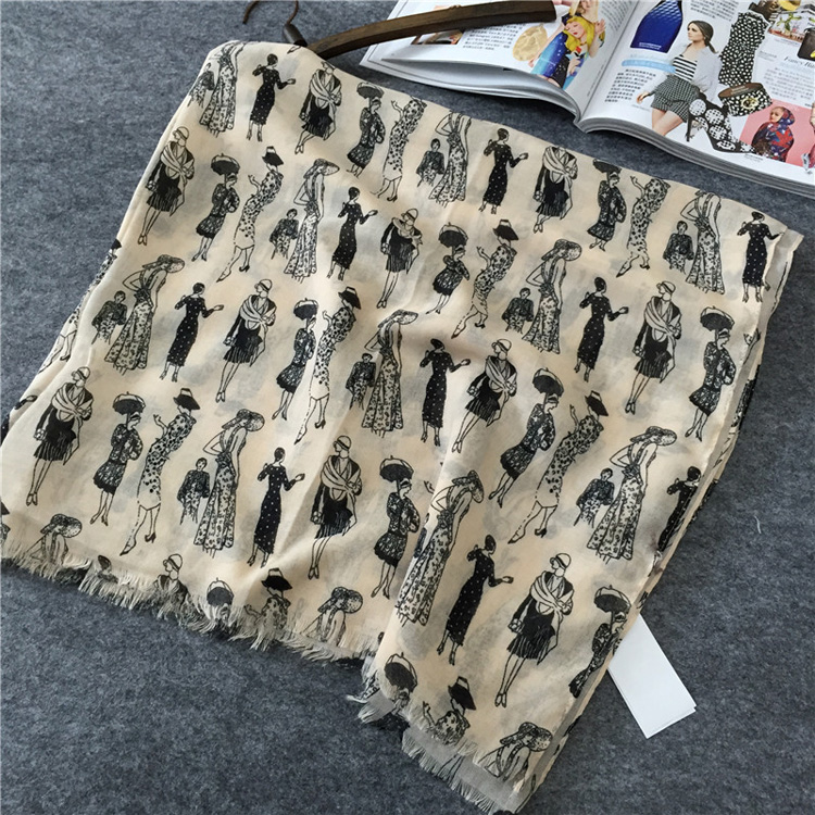 Cartoon character scarf wholesale