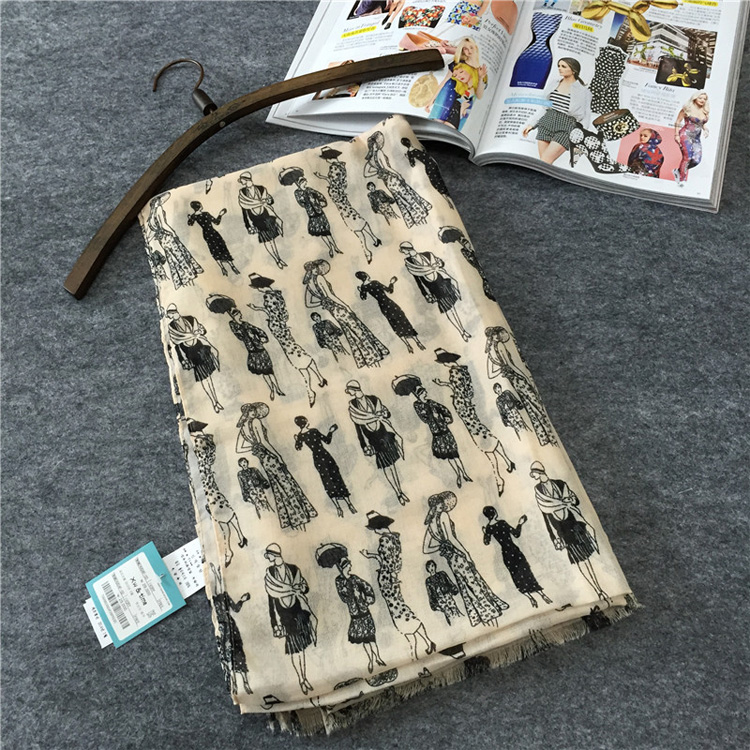 Cartoon character scarf wholesale