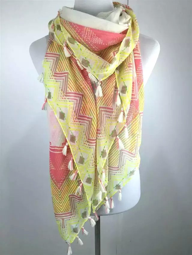 Wholesale sheer cotton scarf