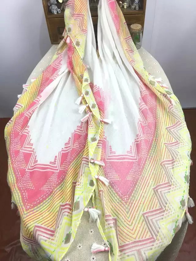 Wholesale sheer cotton scarf