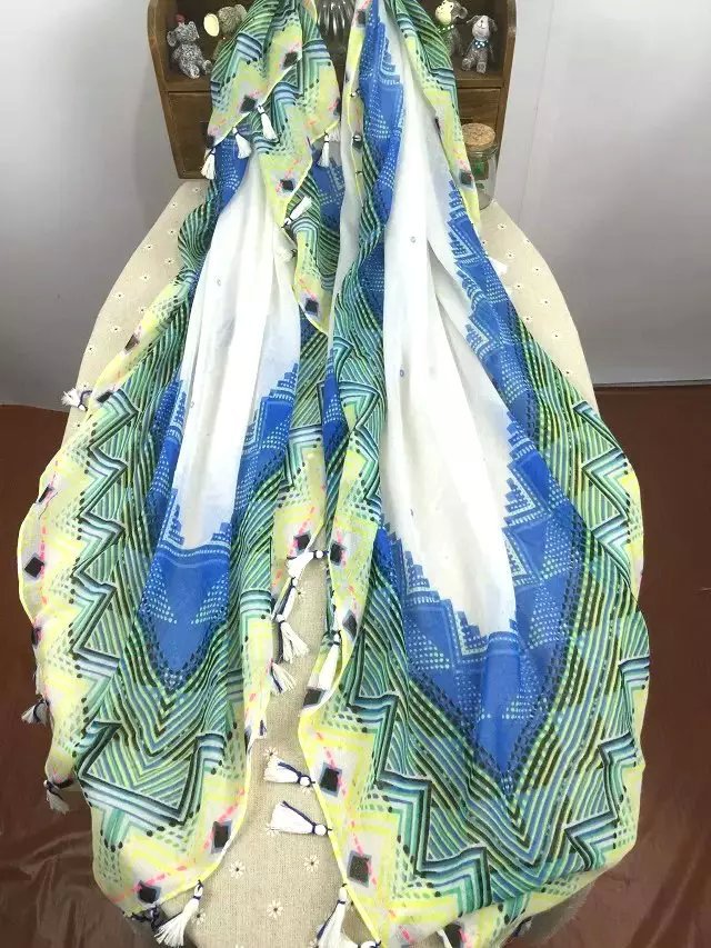 Wholesale sheer cotton scarf