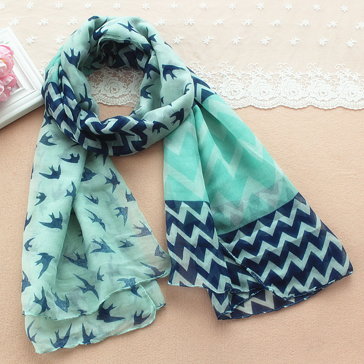 Viscose satin scarves wholesale