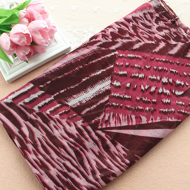 Wholesale leopard viscose scarf
