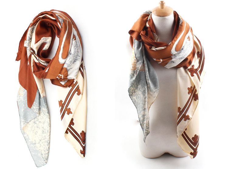 Wholesale twill silk scarf