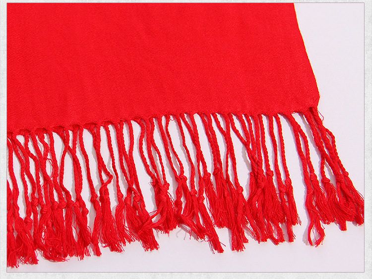 Wholesale red cotton scarf