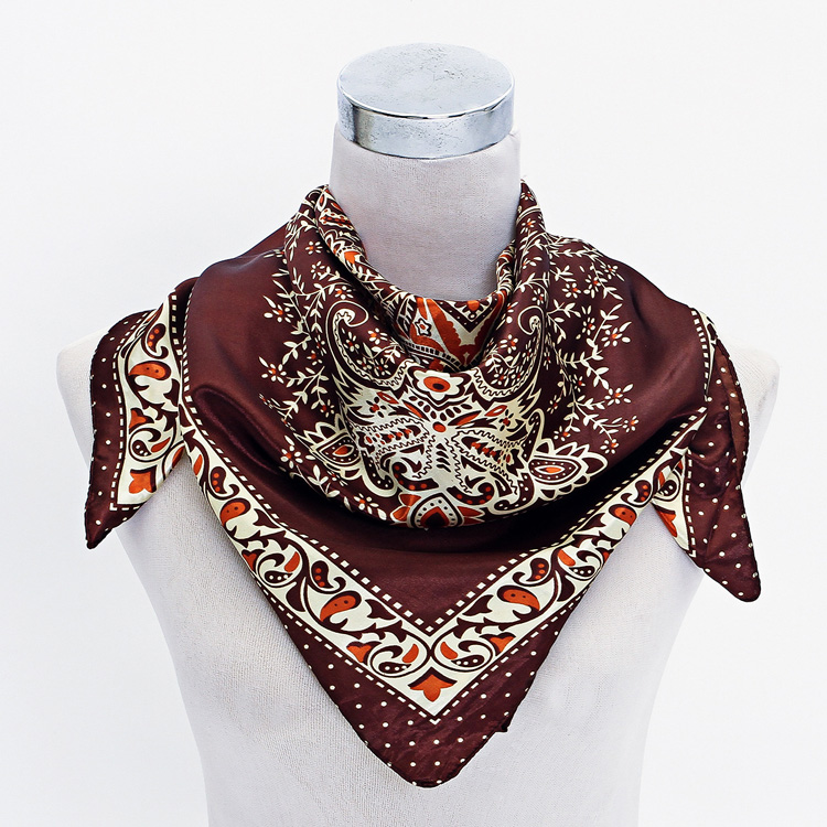 Wholesale square print scarf