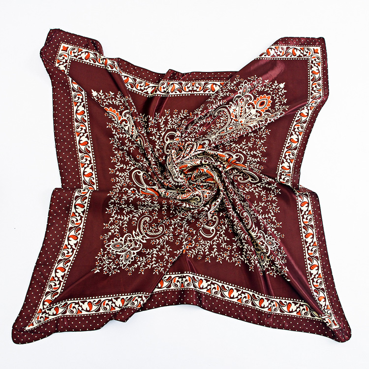 Wholesale square print scarf