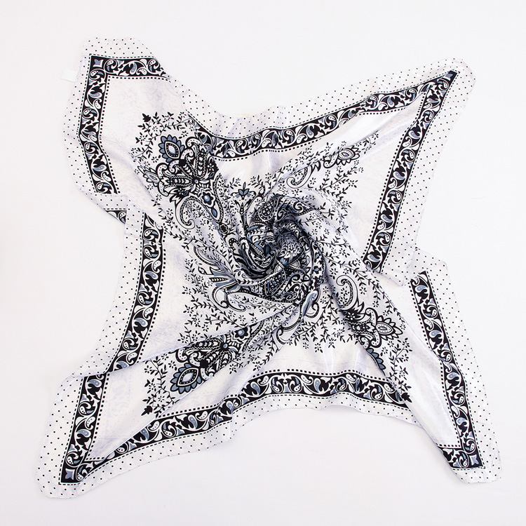 Wholesale square print scarf