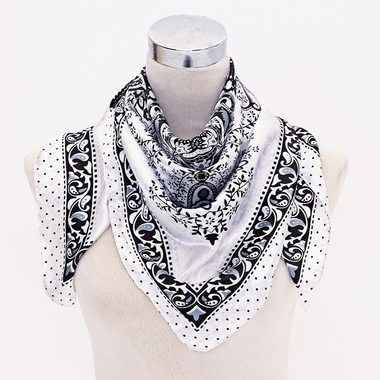Wholesale square print scarf