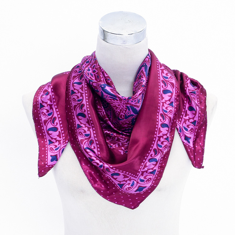Wholesale square print scarf