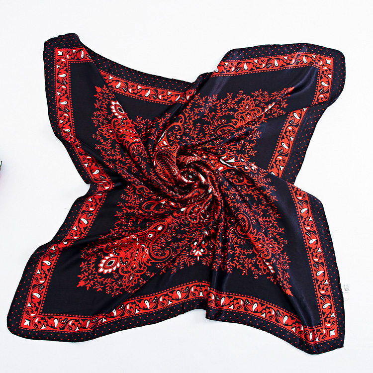 Wholesale square print scarf