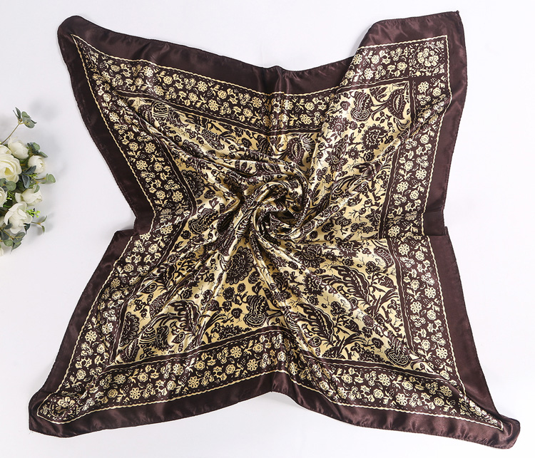 Wholesale silk twill square scarf