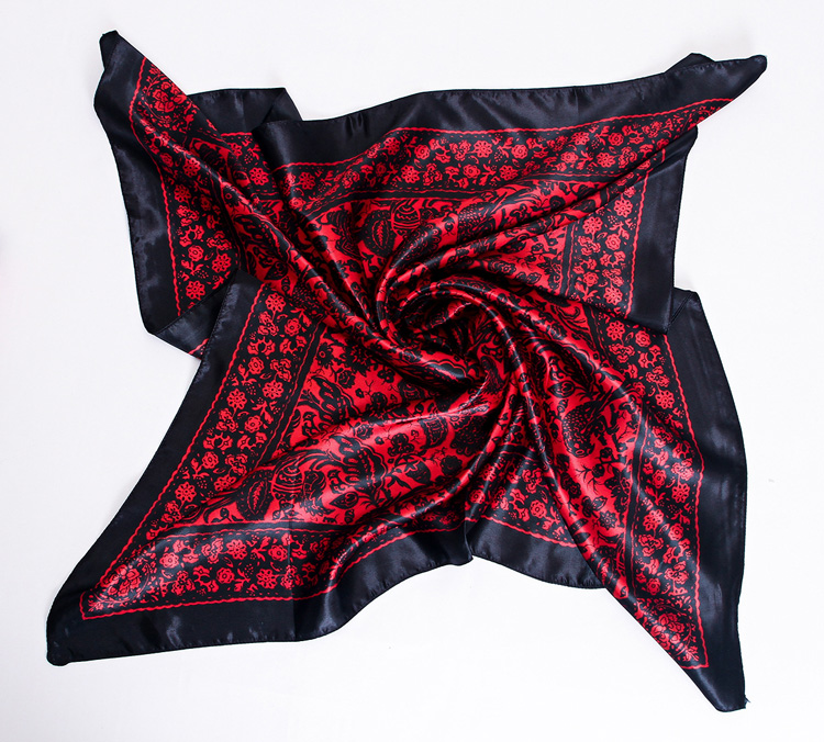 Wholesale silk twill square scarf