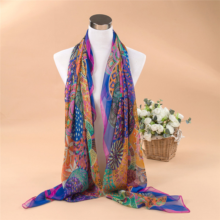 Wholesale silk scarf beach scarf shawl