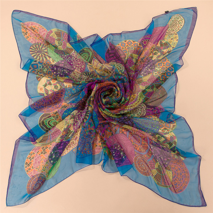 Wholesale silk scarf beach scarf shawl