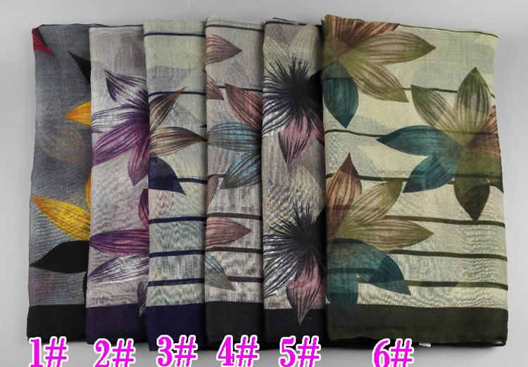 Floral infinity scarf wholesale