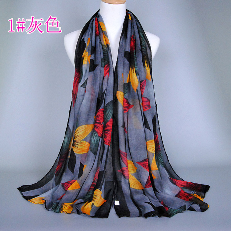 Floral infinity scarf wholesale