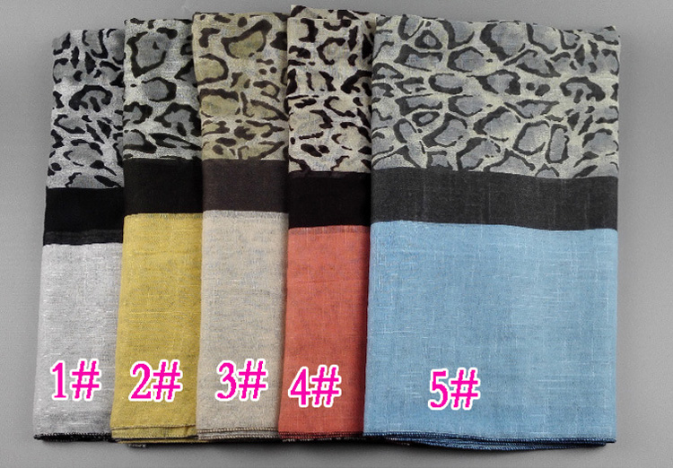 Wholesale leopard print infinity scarf