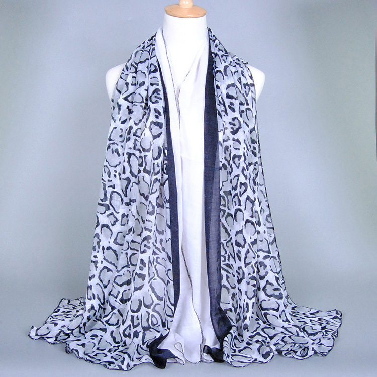 Wholesale leopard print infinity scarf