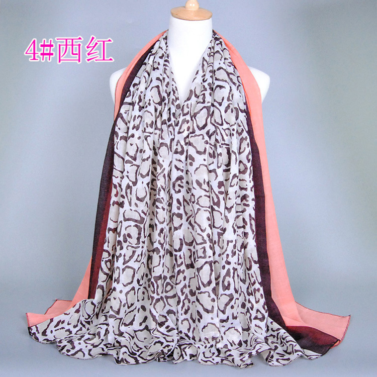Wholesale leopard print infinity scarf