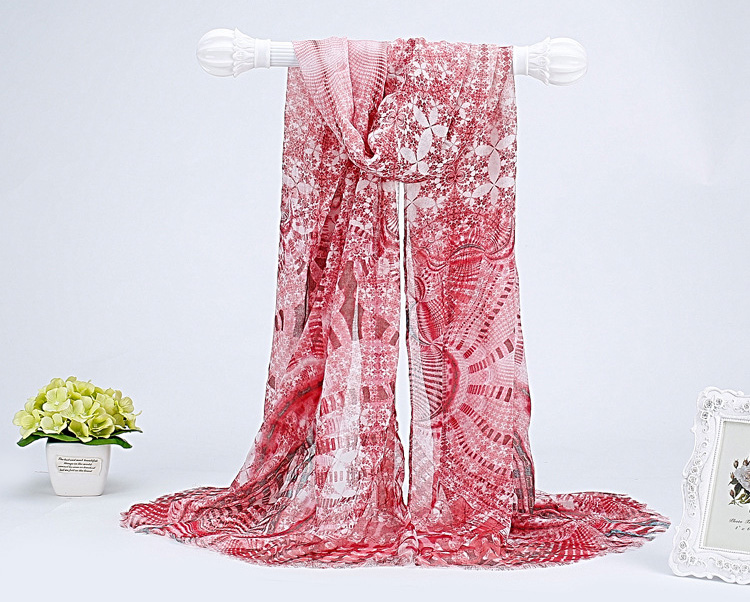 Wholesale digital print silk scarf