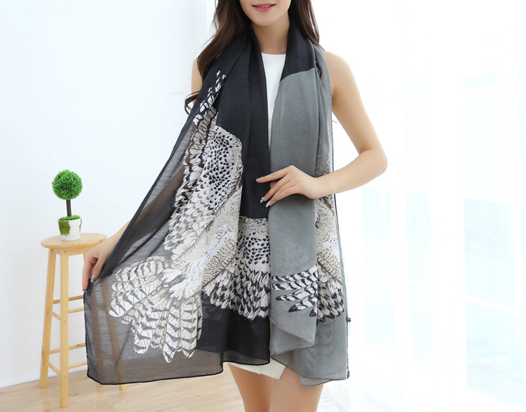 Wholesale owl print scarf