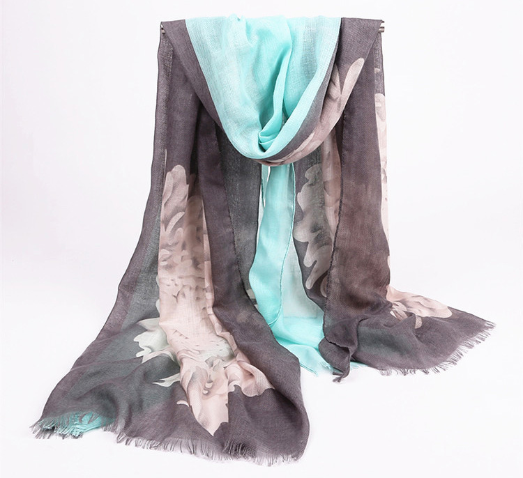 Wholesale cotton viscose fabric scarf