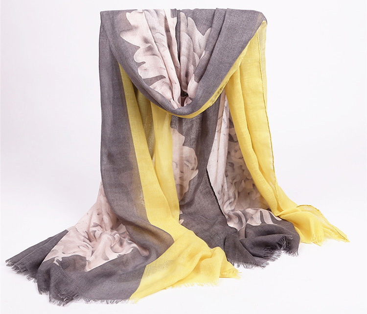Wholesale cotton viscose fabric scarf