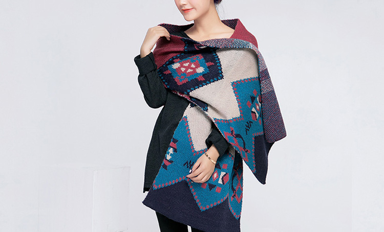 Wholesale women knit wool scarf