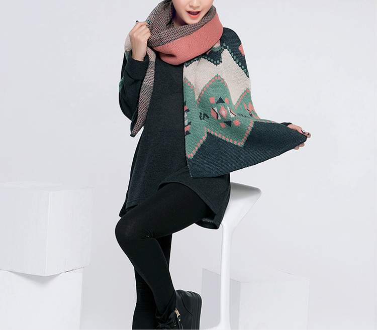 Wholesale women knit wool scarf