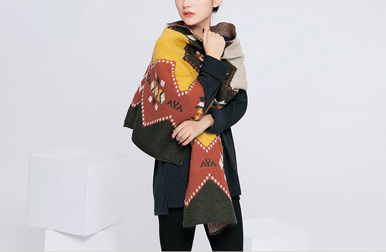 Wholesale women knit wool scarf