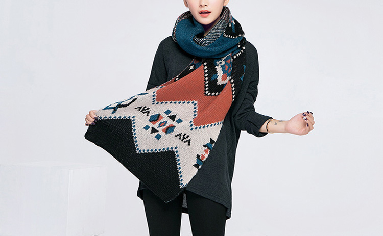 Wholesale women knit wool scarf