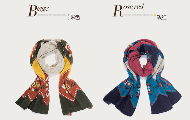 Wholesale women knit wool scarf