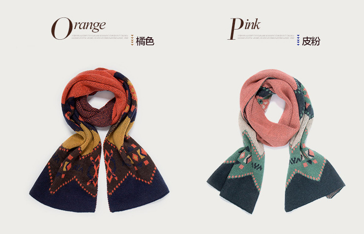 Wholesale women knit wool scarf
