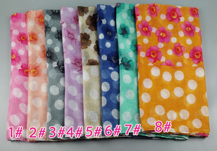 Wholesale women floral shawl scarf