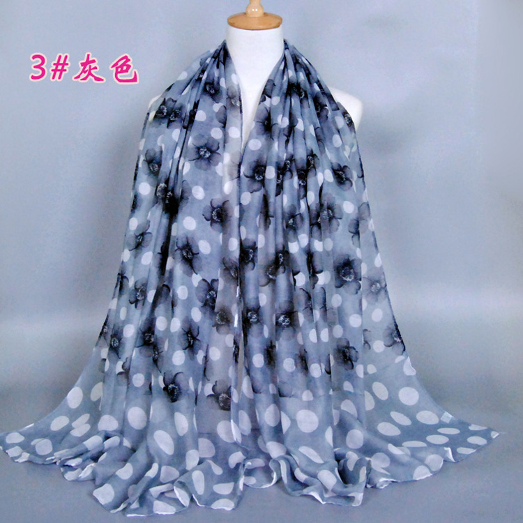 Wholesale women floral shawl scarf