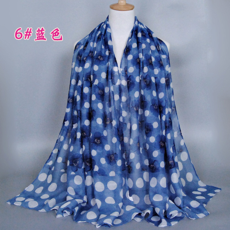 Wholesale women floral shawl scarf