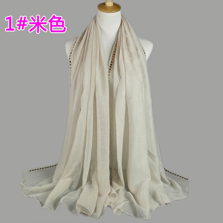 Wholesale pure cotton scarf