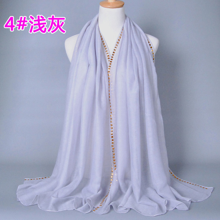 Wholesale pure cotton scarf
