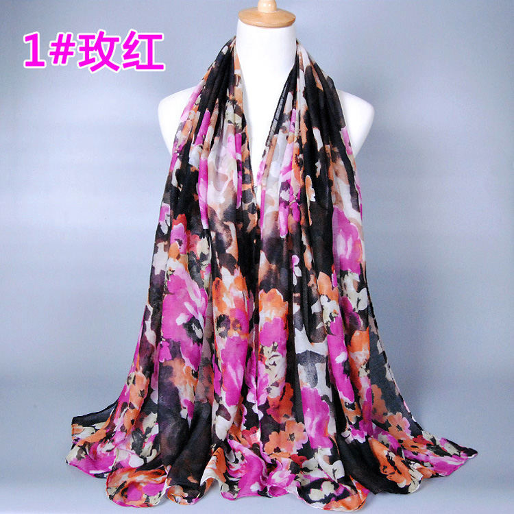 Wholesale woman silk neck scarf