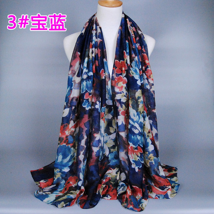 Wholesale woman silk neck scarf