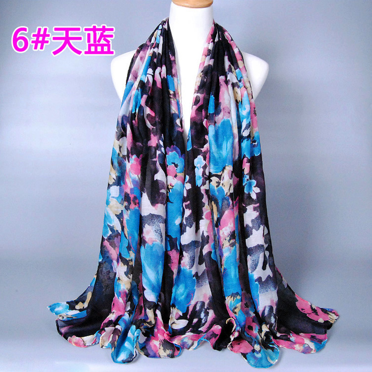 Wholesale woman silk neck scarf