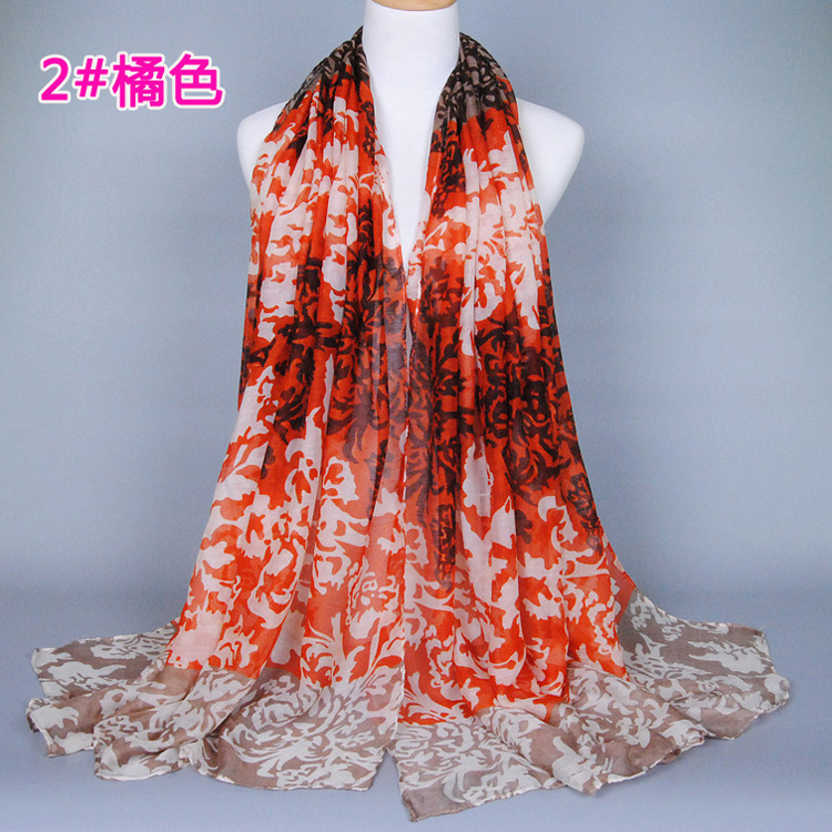 Wholesale hand dyed silk scarves