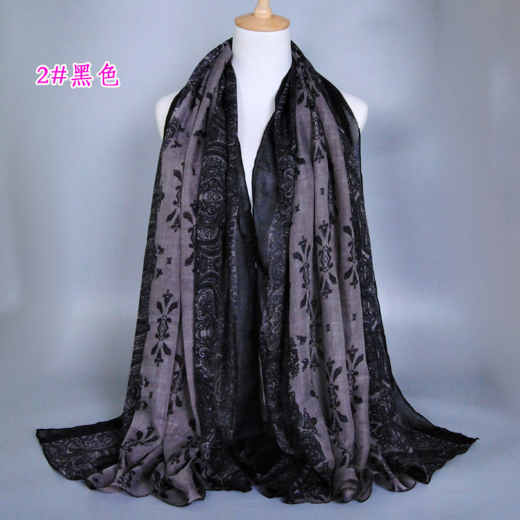 Wholesale blue and white scarf